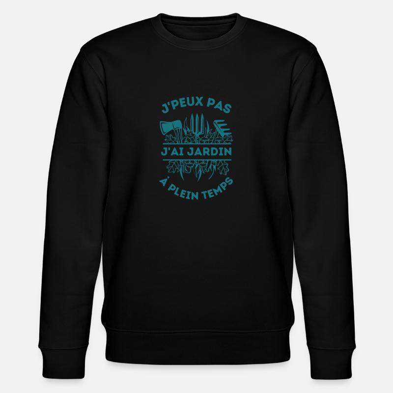 Jardin - Sweat bio CHANGER Stanley/Stella Unisexe - noir