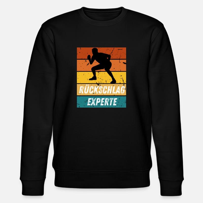 Rückschlagexperte - Stanley/Stella Unisex Bio-Sweatshirt CHANGER  - Schwarz
