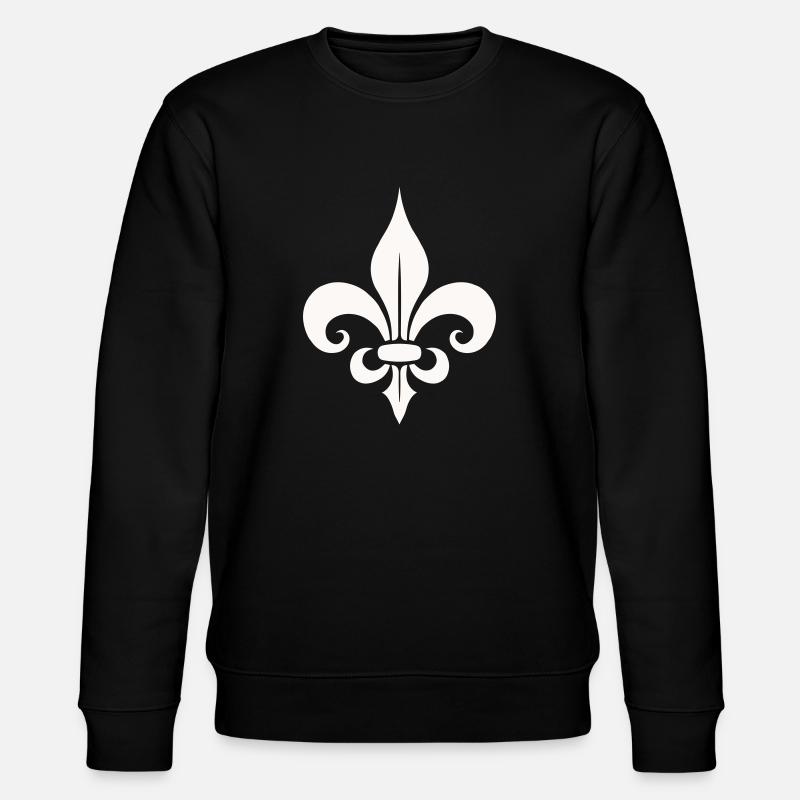 Fleur de lys symbolique Design - Sweat bio CHANGER Stanley/Stella Unisexe - noir
