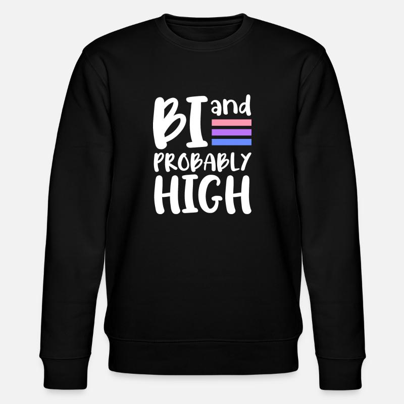 Bi et probablement bisexuel élevé - Sweat bio CHANGER Stanley/Stella Unisexe - noir