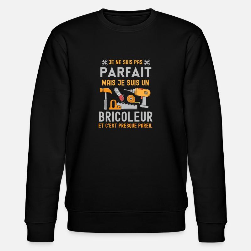 Bricoleur parfait 1 - Sweat bio CHANGER Stanley/Stella Unisexe - noir