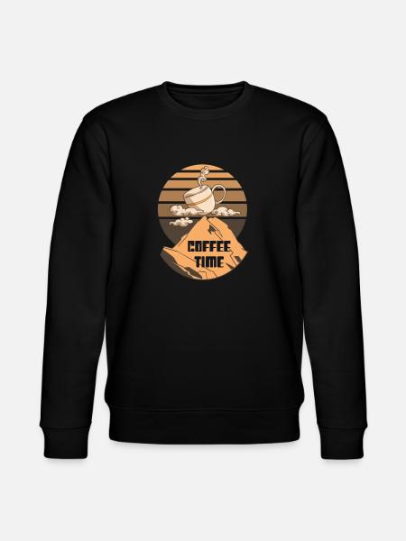 Coffee in the mountains - Stanley/Stella CHANGER Unisex Organic Sweatshirt - black