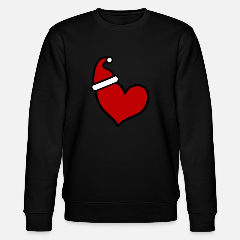 Coeur Noël - Sweat bio CHANGER Stanley/Stella Unisexe - noir