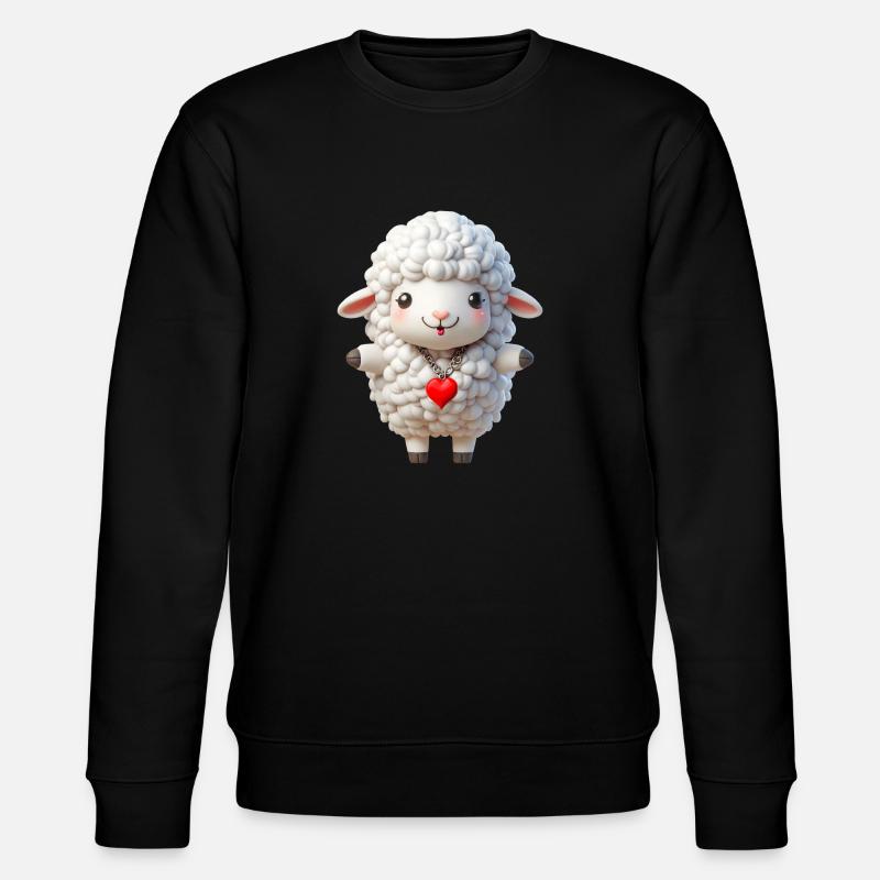 Moutons 1 - Sweat bio CHANGER Stanley/Stella Unisexe - noir