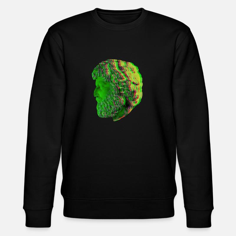 greece stutua - Stanley/Stella Unisex Bio-Sweatshirt CHANGER  - Schwarz