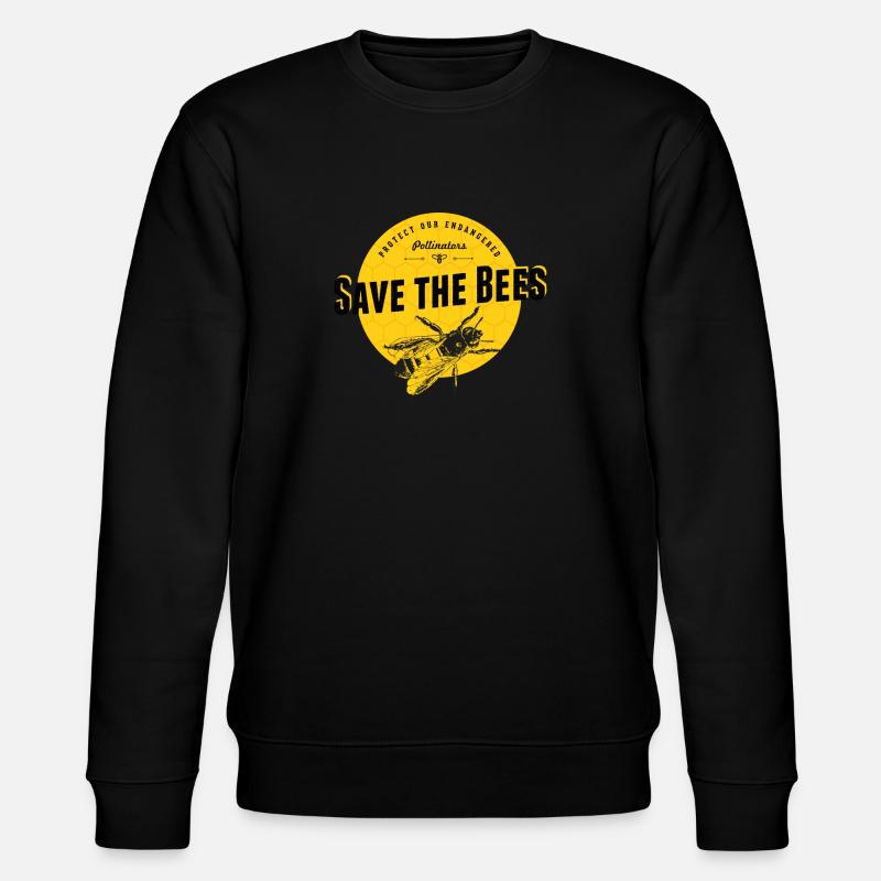 Save The Bees - Sweat bio CHANGER Stanley/Stella Unisexe - noir