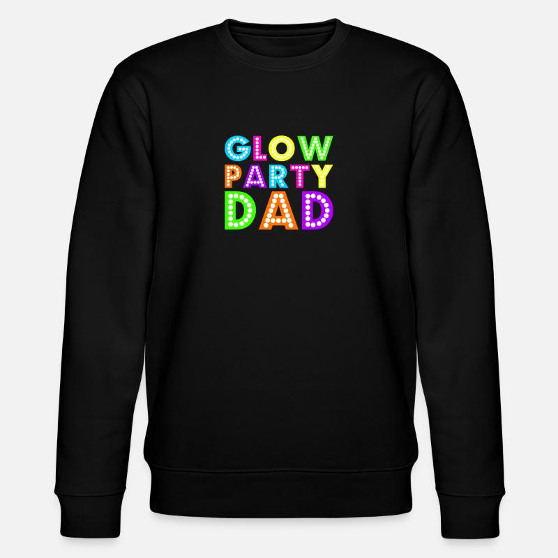 Glühender Party-Vati - Stanley/Stella Unisex Bio-Sweatshirt CHANGER  - Schwarz