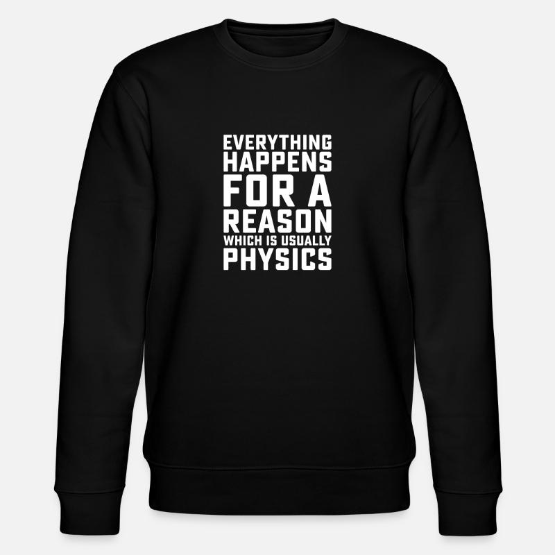 Physik - Stanley/Stella Unisex Bio-Sweatshirt CHANGER  - Schwarz