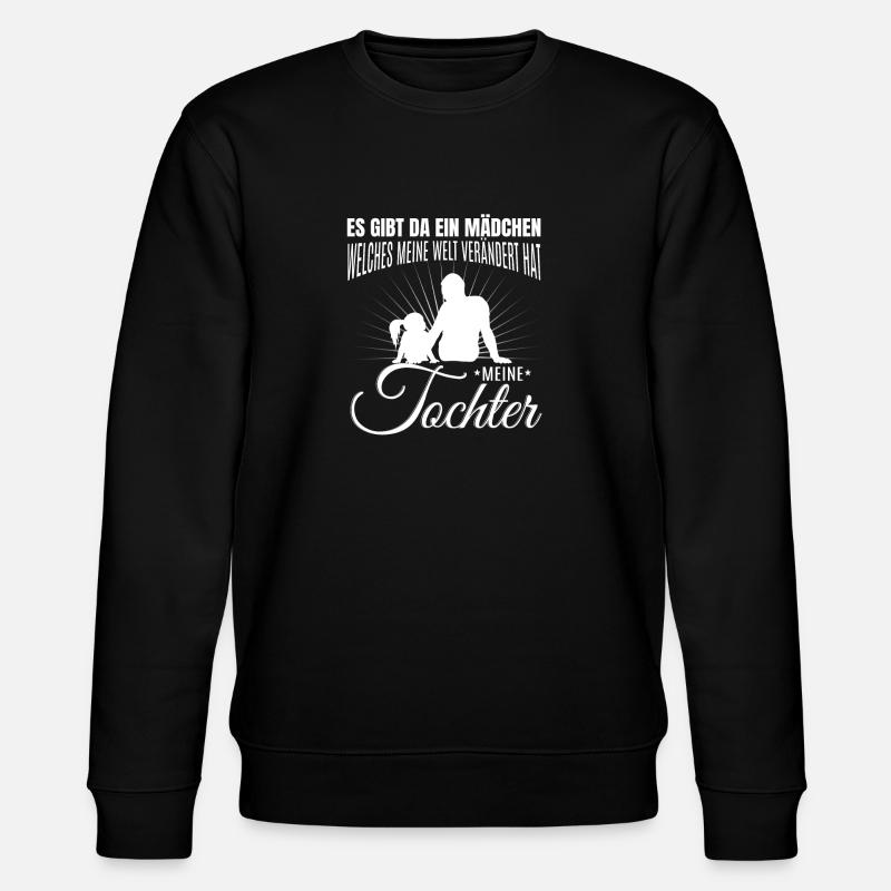 Vater und Tocher - Stanley/Stella Unisex Bio-Sweatshirt CHANGER  - Schwarz