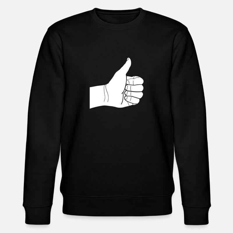 pouces vers le haut - Sweat bio CHANGER Stanley/Stella Unisexe - noir