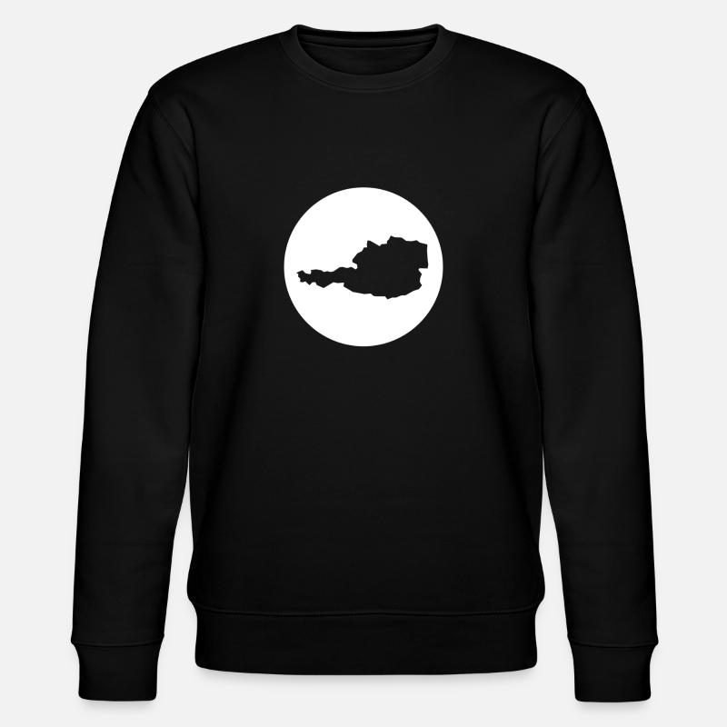 Österreich - Stanley/Stella Unisex Bio-Sweatshirt CHANGER  - Schwarz