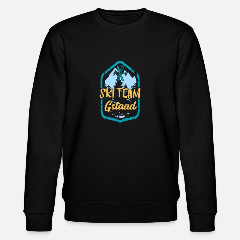 Skiteam Gstaad Ski Team Cadeau - Sweat bio CHANGER Stanley/Stella Unisexe - noir