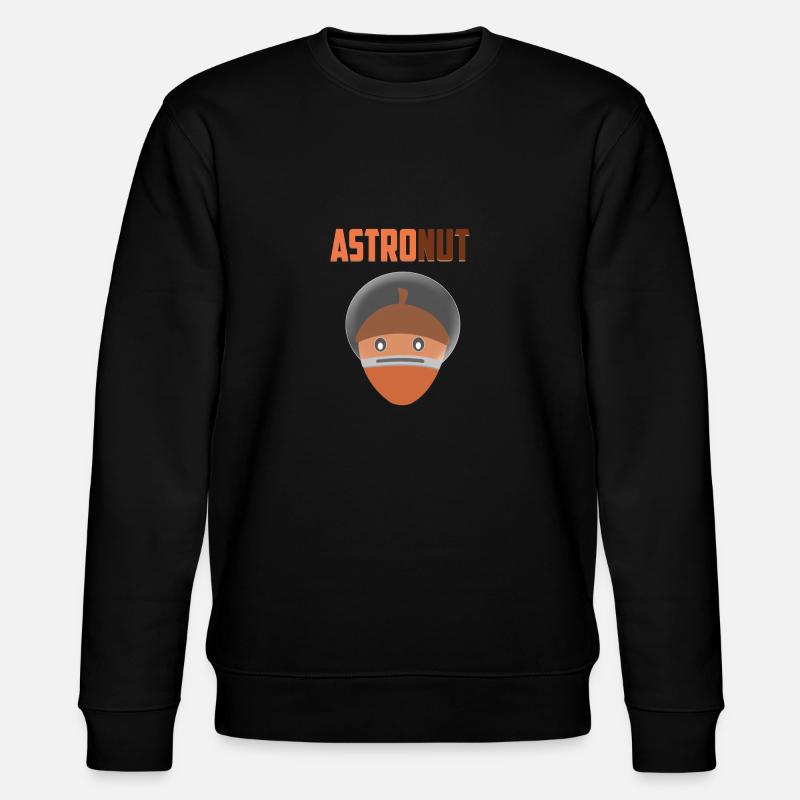 ASTRONUT - Stanley/Stella Unisex Bio-Sweatshirt CHANGER  - Schwarz