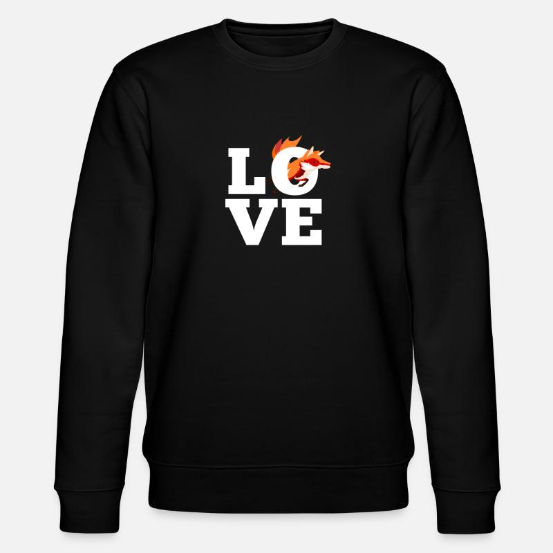 Renard Love Fox - Sweat bio CHANGER Stanley/Stella Unisexe - noir