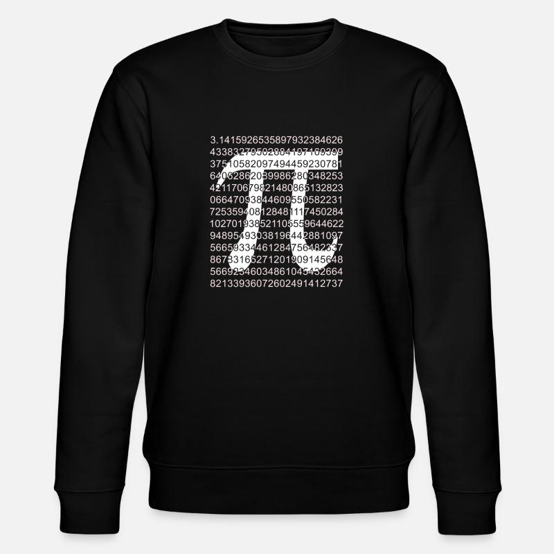 Pi Matrix - Stanley/Stella Unisex Bio-Sweatshirt CHANGER  - Schwarz