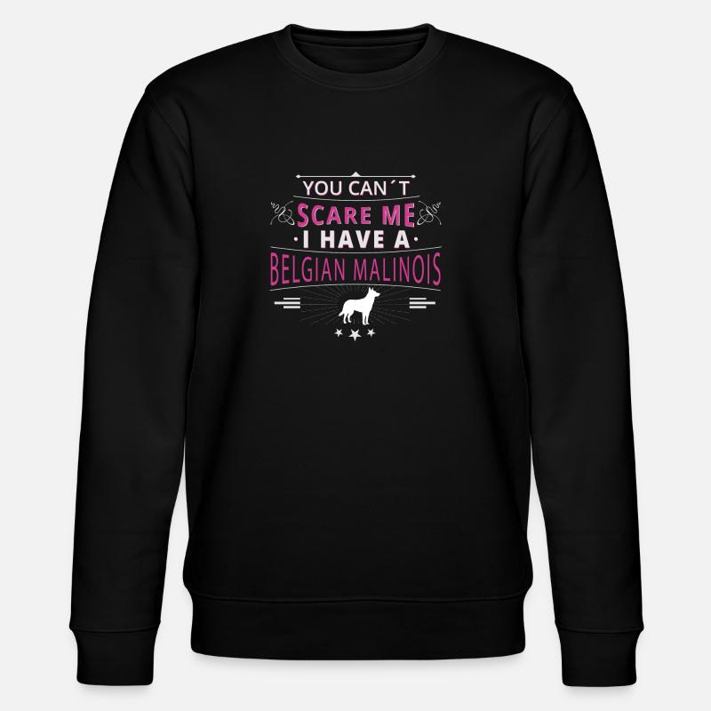 peur malinois - Sweat bio CHANGER Stanley/Stella Unisexe - noir