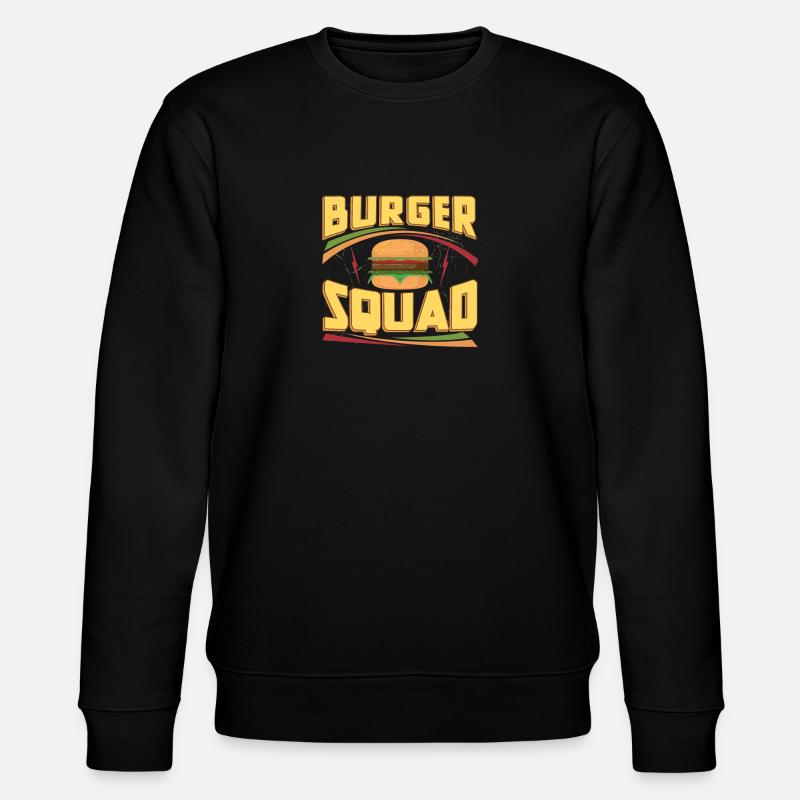 Burger Squad Cheeseburger Foodie - Sweat bio CHANGER Stanley/Stella Unisexe - noir