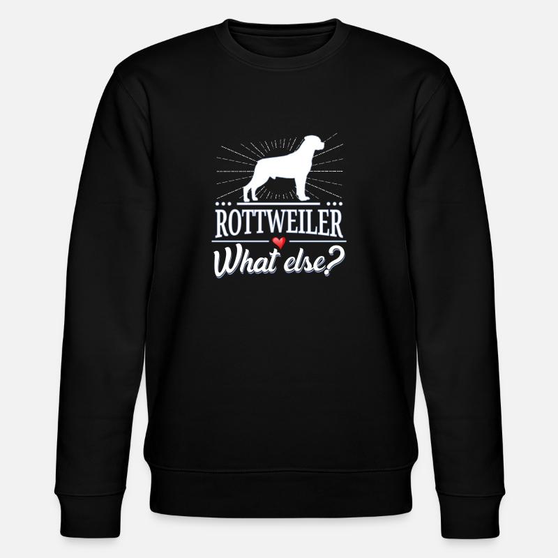 Rottweiler what else? - Stanley/Stella CHANGER Unisex Organic Sweatshirt - black