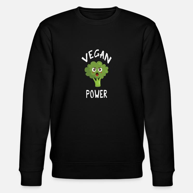 Chemise de puissance végétalienne - Sweat bio CHANGER Stanley/Stella Unisexe - noir