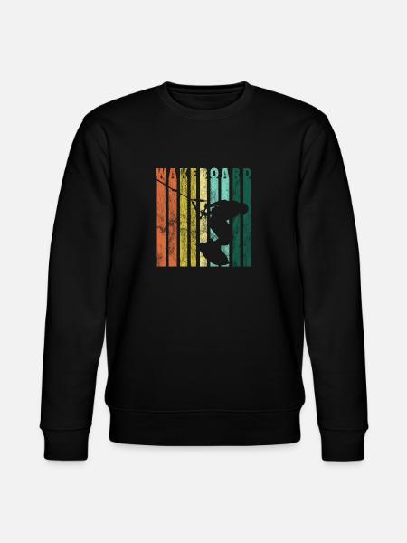 Wakeboarder Geschenk Wakeboard Wasserski - Stanley/Stella Unisex Bio-Sweatshirt CHANGER - Schwarz
