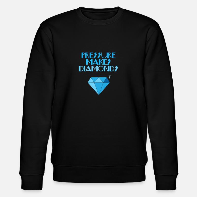 Diamants - Diamants - Diamant - Imprimer - Sweat bio CHANGER Stanley/Stella Unisexe - noir