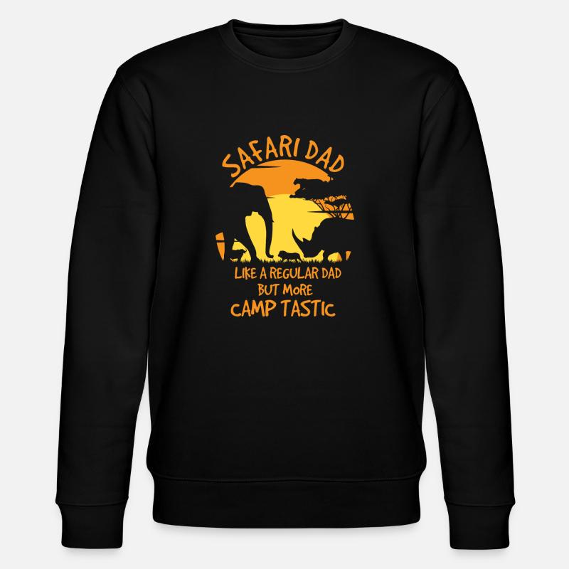 Safari Dad - Stanley/Stella Unisex Bio-Sweatshirt CHANGER - Schwarz