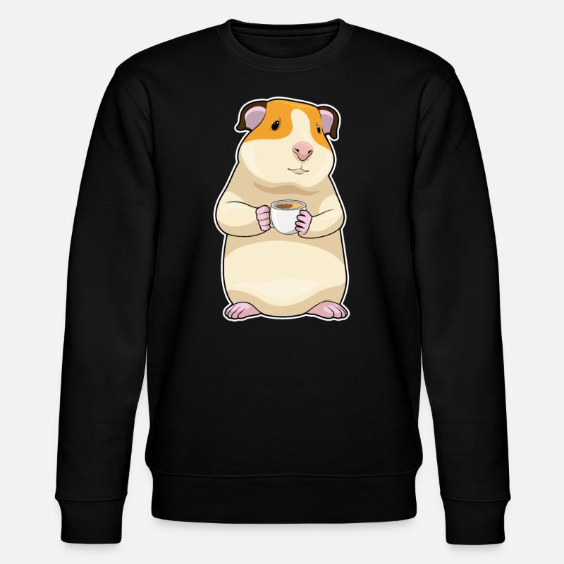 Guinea pig coffee - Stanley/Stella CHANGER Unisex Organic Sweatshirt - black