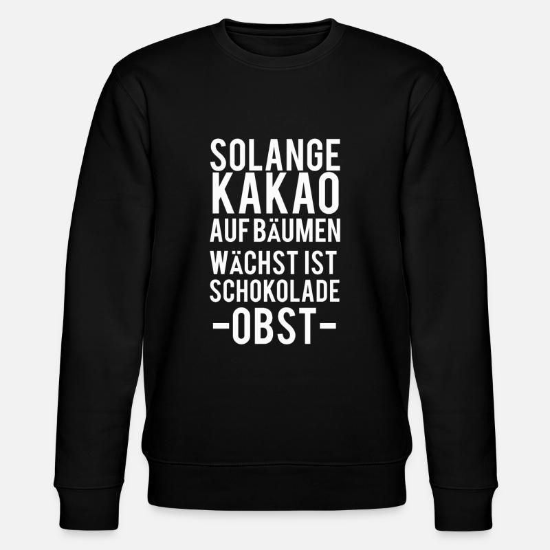 Schokolade - Stanley/Stella Unisex Bio-Sweatshirt CHANGER  - Schwarz
