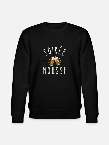 soirée mousse - Sweat bio CHANGER Stanley/Stella Unisexe - noir