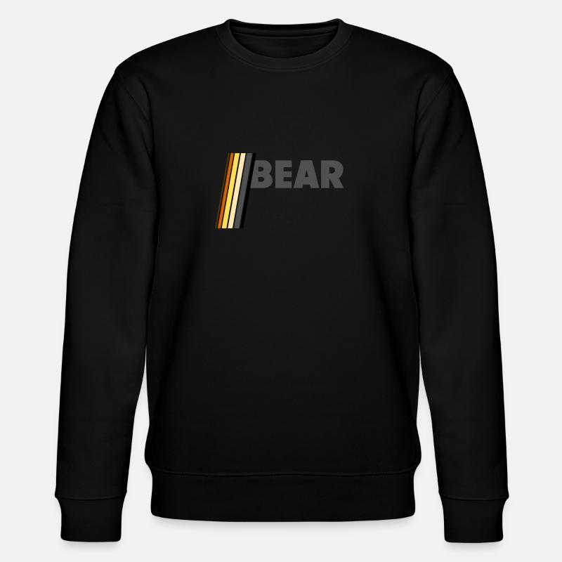 Bear - Stanley/Stella Unisex Bio-Sweatshirt CHANGER  - Schwarz
