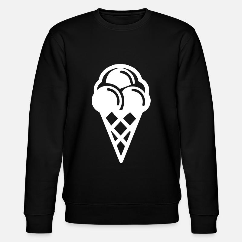 Eis Icon Symbol - Stanley/Stella Unisex Bio-Sweatshirt CHANGER  - Schwarz
