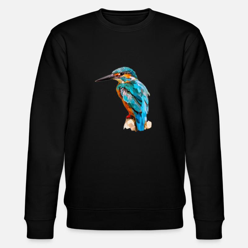 Eisvogel - Stanley/Stella Unisex Bio-Sweatshirt CHANGER  - Schwarz