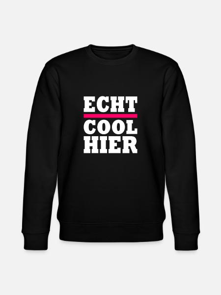 Echt cool hier - Stanley/Stella Unisex Bio-Sweatshirt CHANGER - Schwarz