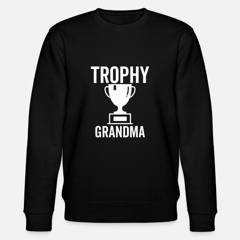 Trophäe Oma - Stanley/Stella Unisex Bio-Sweatshirt CHANGER - Schwarz