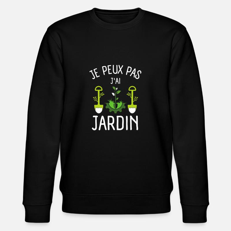 JARDIN JARDINAGE 1 - Sweat bio CHANGER Stanley/Stella Unisexe - noir