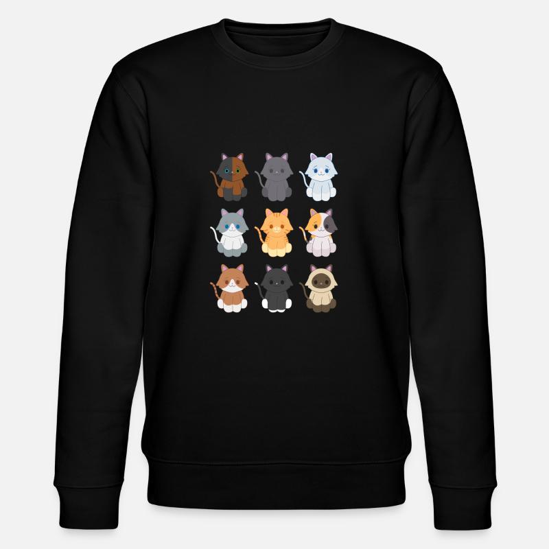 9 petits chatons - Sweat bio CHANGER Stanley/Stella Unisexe - noir