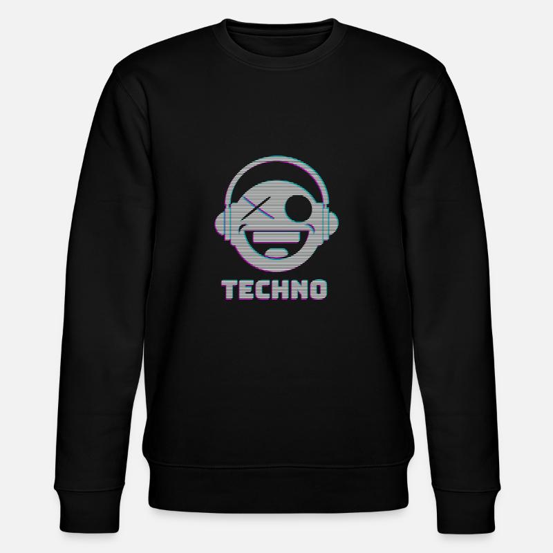 Techno - Stanley/Stella Unisex Bio-Sweatshirt CHANGER  - Schwarz