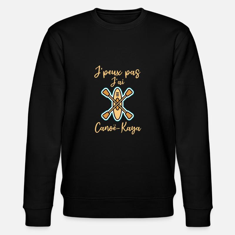 canoë kayak - Sweat bio CHANGER Stanley/Stella Unisexe - noir