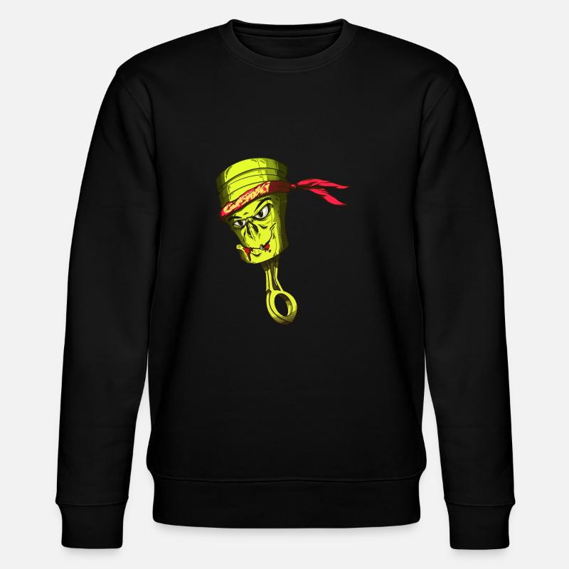 GROMPY GROMSP! RACY - Stanley/Stella CHANGER Unisex Organic Sweatshirt - black