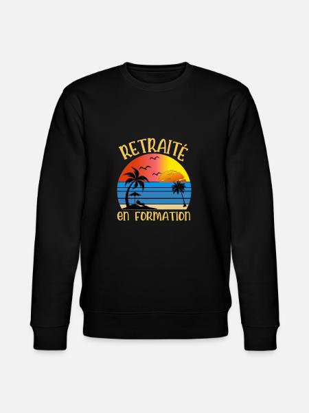 retraité en formation - Sweat bio CHANGER Stanley/Stella Unisexe - noir