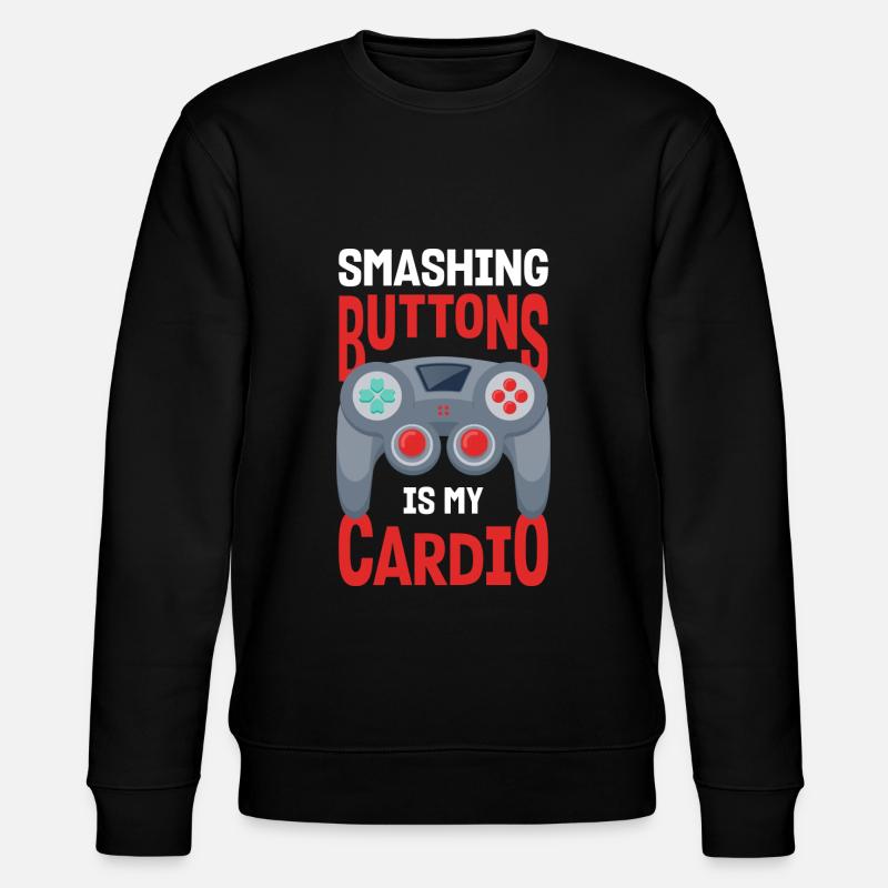 Gamer Gaming Computer Controller - Stanley/Stella CHANGER Unisex Organic Sweatshirt - black