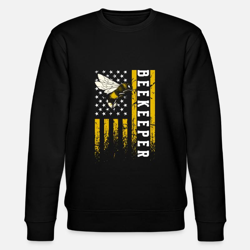 Beekeeper Bee Insect - Stanley/Stella CHANGER Unisex Organic Sweatshirt - black