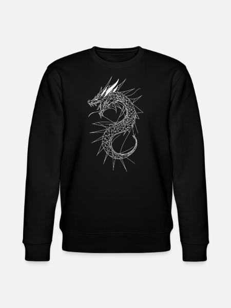 Asian Dragon - Stanley/Stella CHANGER Unisex Organic Sweatshirt - black