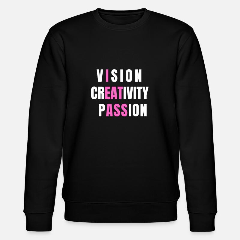 Funny printed tops - Stanley/Stella Unisex Bio-Sweatshirt CHANGER  - Schwarz