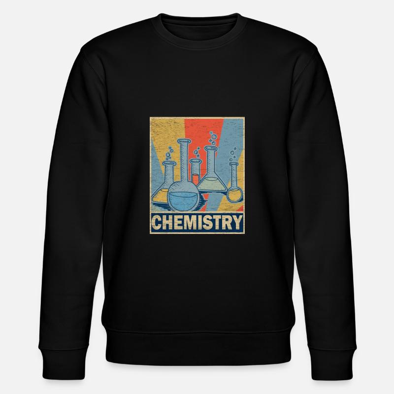 Chemie - Stanley/Stella Unisex Bio-Sweatshirt CHANGER  - Schwarz