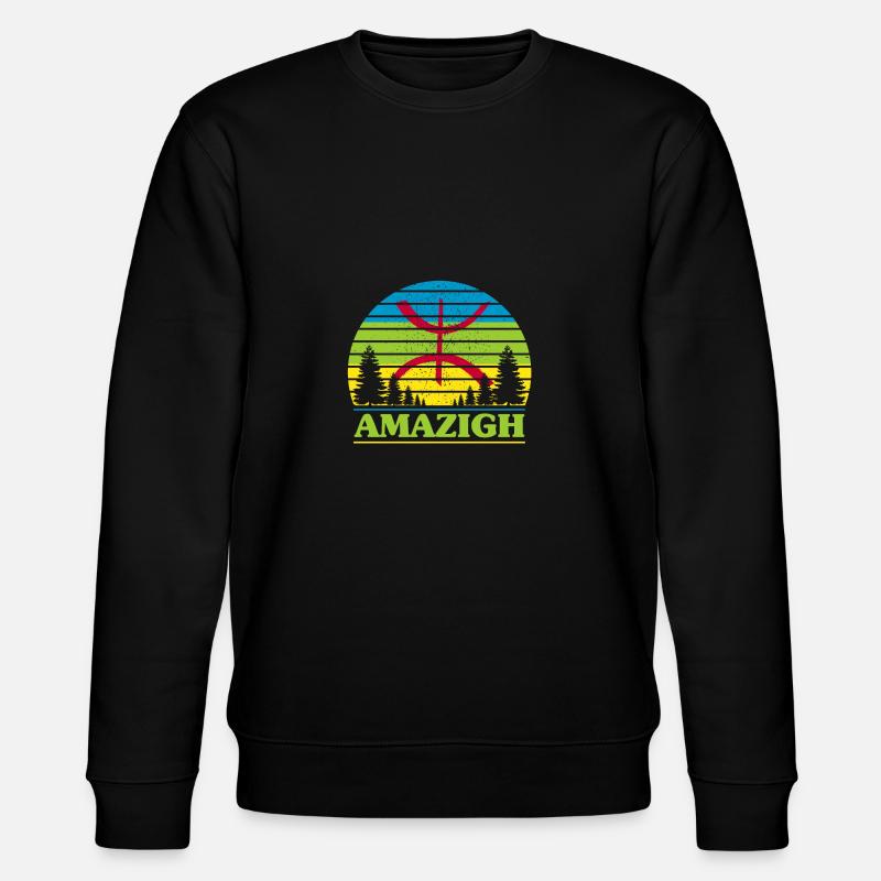 Amazigh - Stanley/Stella Unisex Bio-Sweatshirt CHANGER  - Schwarz