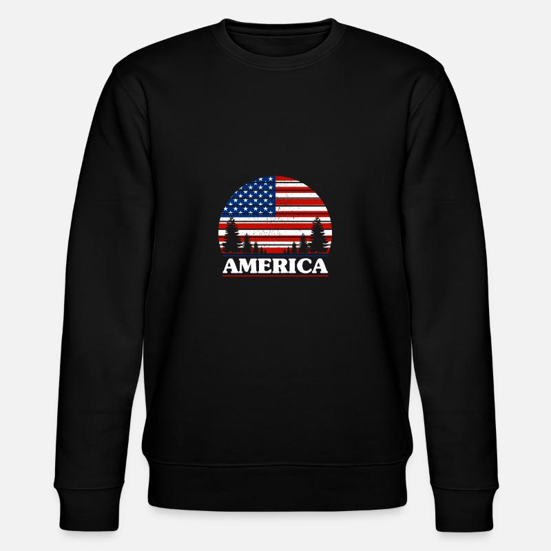 Etats-Unis - Sweat bio CHANGER Stanley/Stella Unisexe - noir