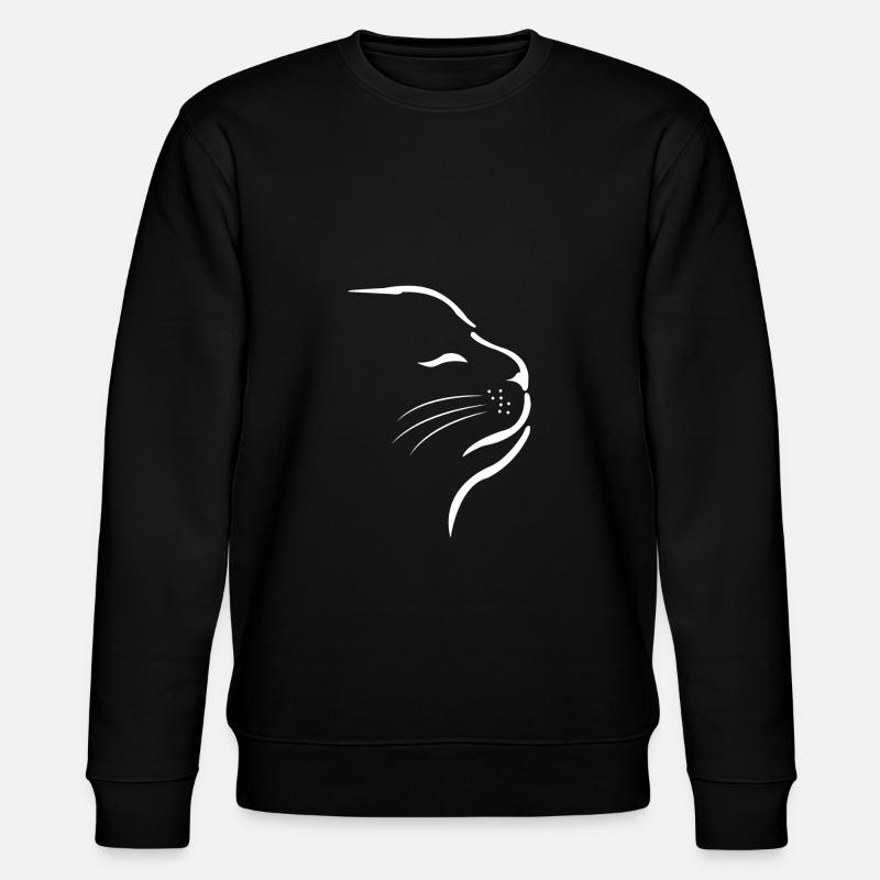 Katze Katzen - Stanley/Stella Unisex Bio-Sweatshirt CHANGER  - Schwarz