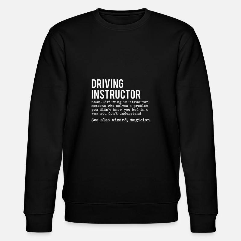 Kjørelærer Definisjon Kjørelærer Gave - Stanley/Stella CHANGER økologisk unisex-sweatshirt - svart