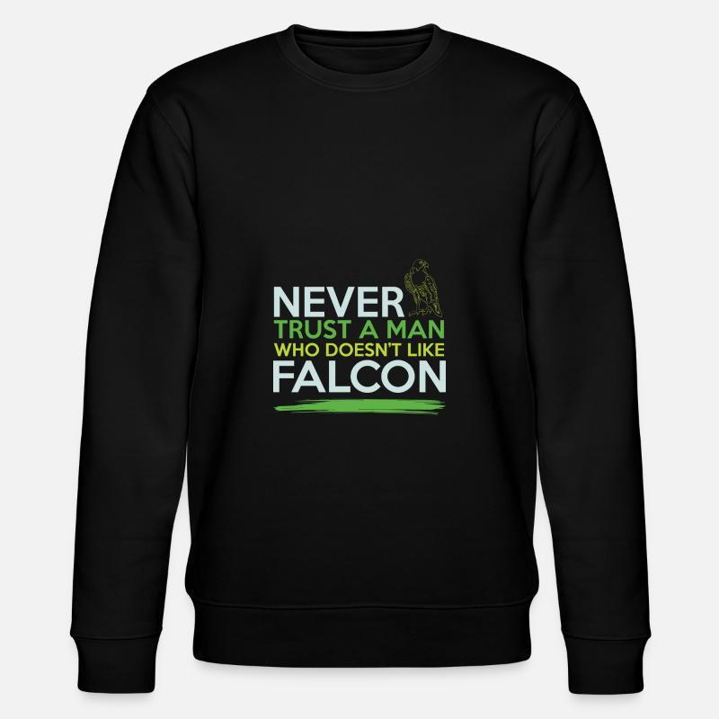 Falconry Cool Saying - Stanley/Stella CHANGER Unisex Organic Sweatshirt - black